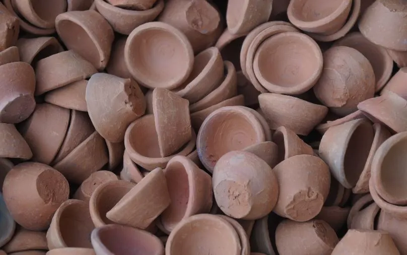 बरेली: श्रीराम मंदिर शिलान्यास के लिए कुम्हारों ने तैयार किए दीए