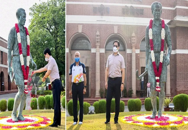 राष्ट्रीय खेल दिवस पर रिजिजू ने हॉकी के जादूगर ध्यानचंद को किया याद, कही ये बात