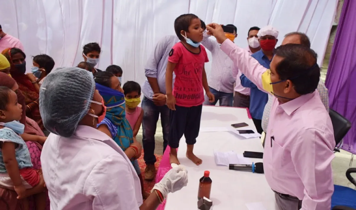 बच्चों को विटामिन-ए की खुराक पिला शुरू हुआ स्वास्थ्य पोषण माह