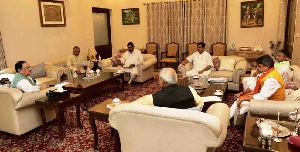बीजेपी की कोर कमेटी की मीटिंग में उठा बंगाल में बदहाल कानून व्यवस्था का मुद्दा