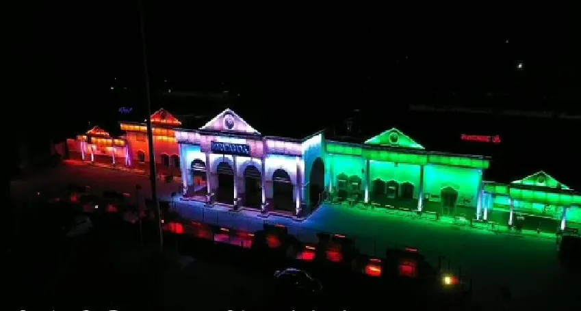 अब 25 सेकेंड में खूबसूरती के 31 रंग दिखाएगा मुरादाबाद रेलवे स्टेशन