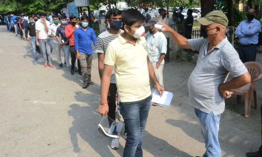 बरेली: सैन्य अधिकारी बनने को 7,546 युवाओं ने दी परीक्षा