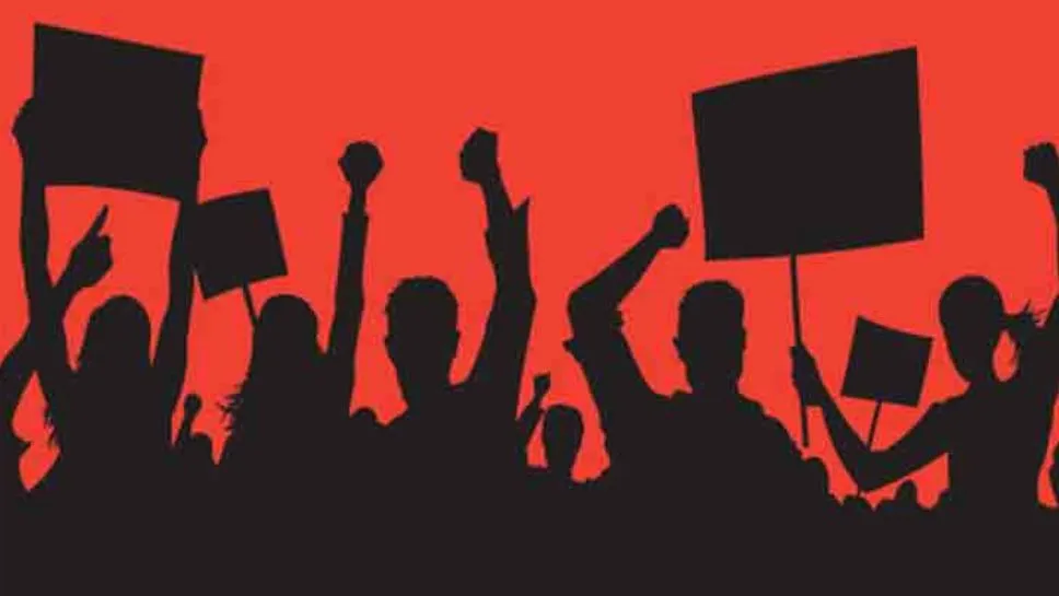 दिल्ली दंगों की जांच की मांग को लेकर भाकपा का प्रदर्शन