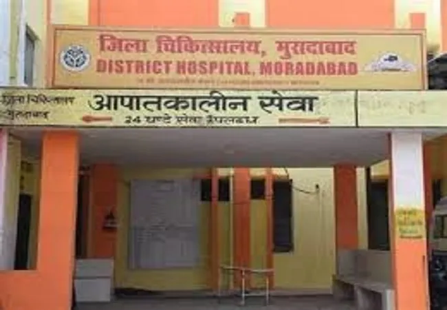 मुरादाबाद : जिला अस्पताल में तीस बेड का कोविड आईसीयू तैयार