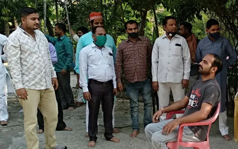 बरेली: साबिर पाक के उर्स में जाने से पहले जायरीनों ने कराई कोरोना जांच