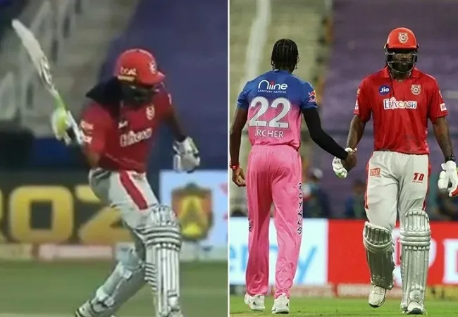 IPL 2020: क्रिस गेल पर लगा जुर्माना, 99 पर आउट होने के बाद फेंक दिया था बल्ला