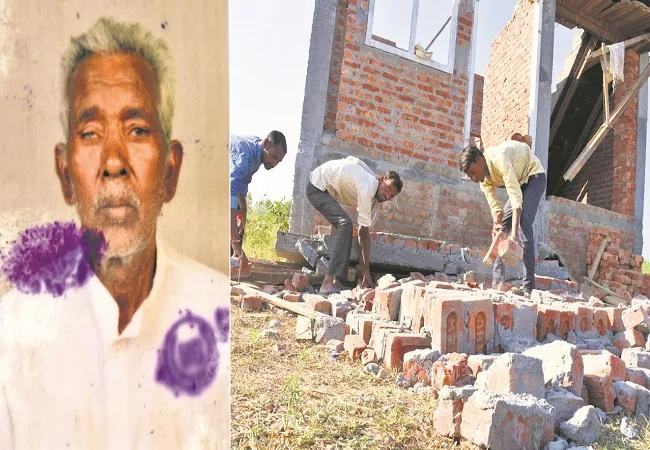 मुरादाबाद: निर्माणाधीन मकान का छज्जा गिरने से वृद्ध की मौत