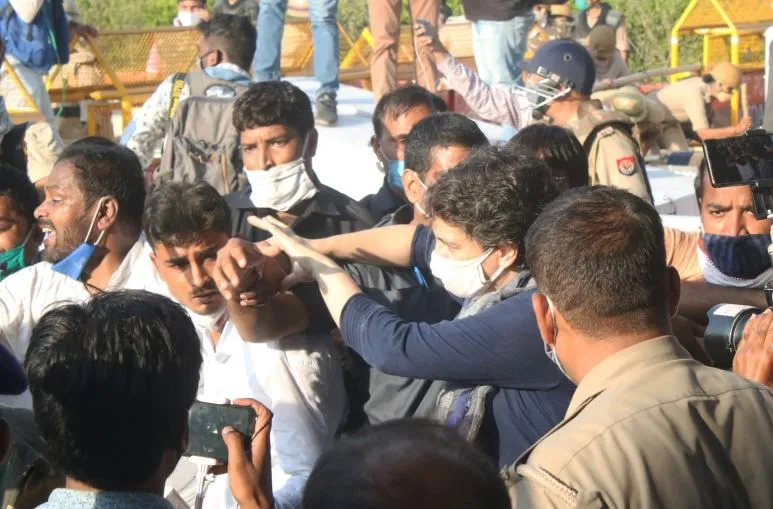 प्रियंका गांधी के साथ बदसलूकी पर नोएडा पुलिस ने जताया खेद, जांच के आदेश
