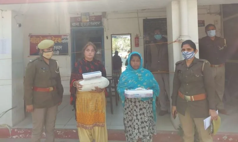बरेली: स्मैक के साथ खुशमुना, नाजिया गांजे के साथ पकड़ी गई