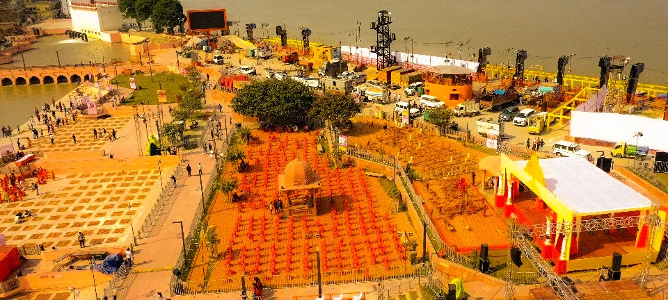 अयोध्या में दीपोत्सव की तैयारी पूरी,  राज्यपाल आनंदीबेन एवं योगी होंगे शामिल