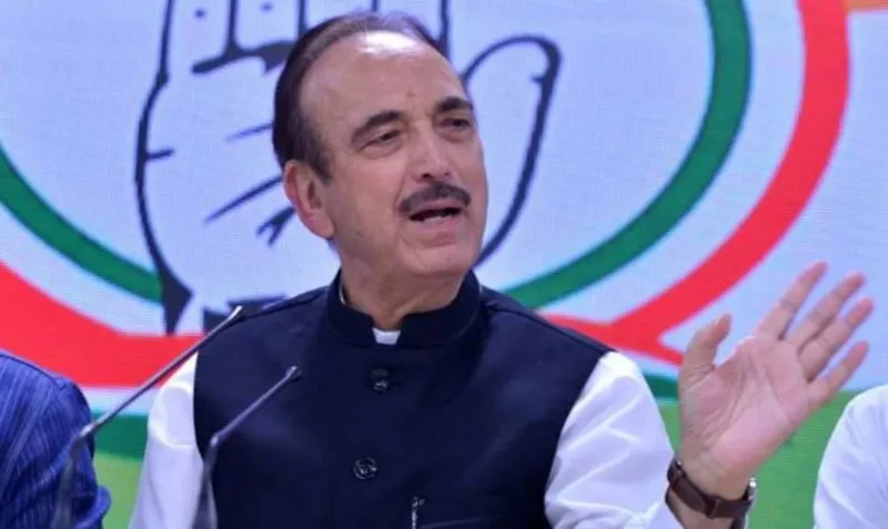 बिहार में कांग्रेस की हार पर बोले आजाद, कहा- फाइव स्टार होटलों में बैठकर नहीं लड़े जाते चुनाव