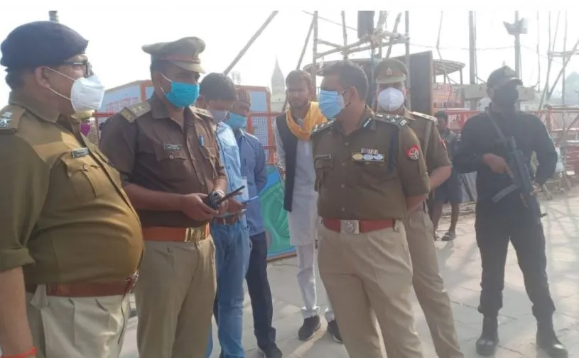 अयोध्या: राम मंदिर फैसले की पहली वर्षगांठ पर पुलिस-प्रशासन रहा सतर्क
