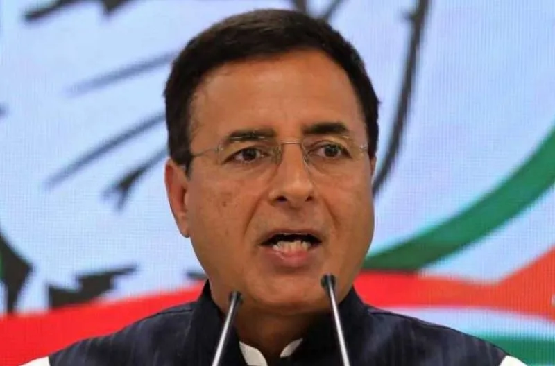 गुपकर से कांग्रेस का कोई संबंध नही: सुरजेवाला