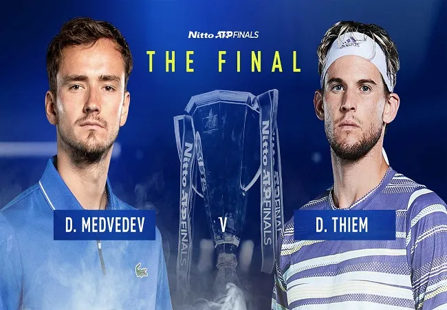 ATP Finals: जोकोविच और नडाल बाहर, थिएम व मेदवेदेव में होगी खिताबी टक्कर