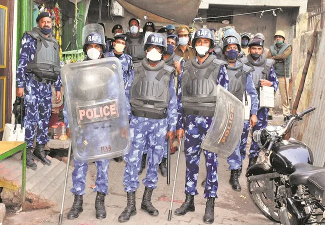 भारत बंद : आठ जोन व 20 सेक्टर में बंटा मुरादाबाद, 1500 पुलिसकर्मी तैनात