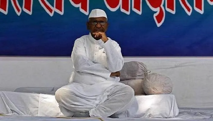 किसानों के समर्थन में अन्ना हजारे एक दिन के अनशन पर