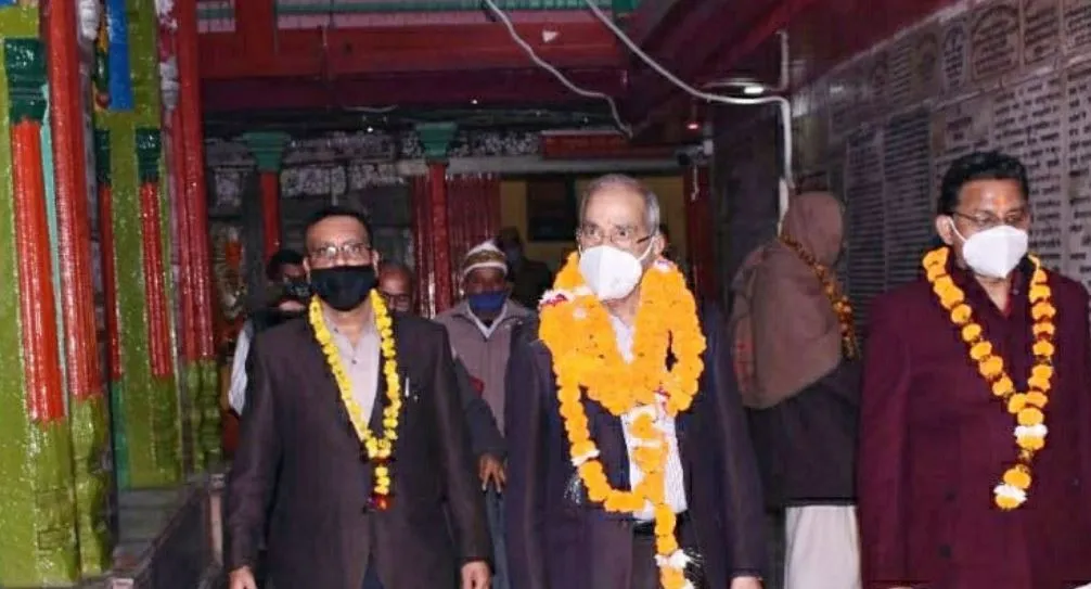 अयोध्या: दो दिवसीय दौरे पर पहुंचे राम मन्दिर निर्माण समिति के चेयरमैन