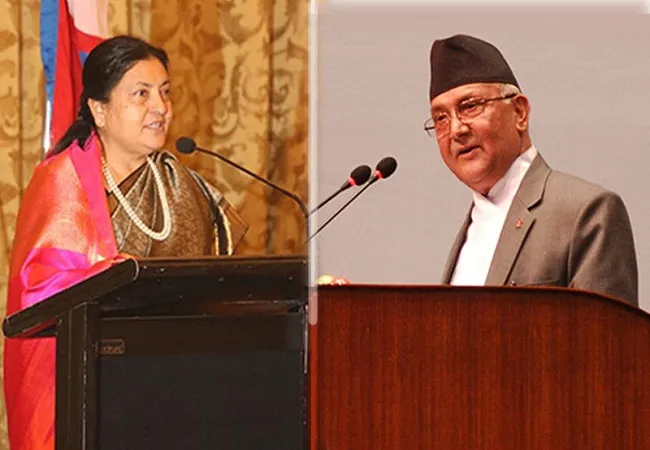 नेपाल की राष्ट्रपति ने संसद को किया भंग, की मध्यावधि चुनाव कराये जाने की घोषणा