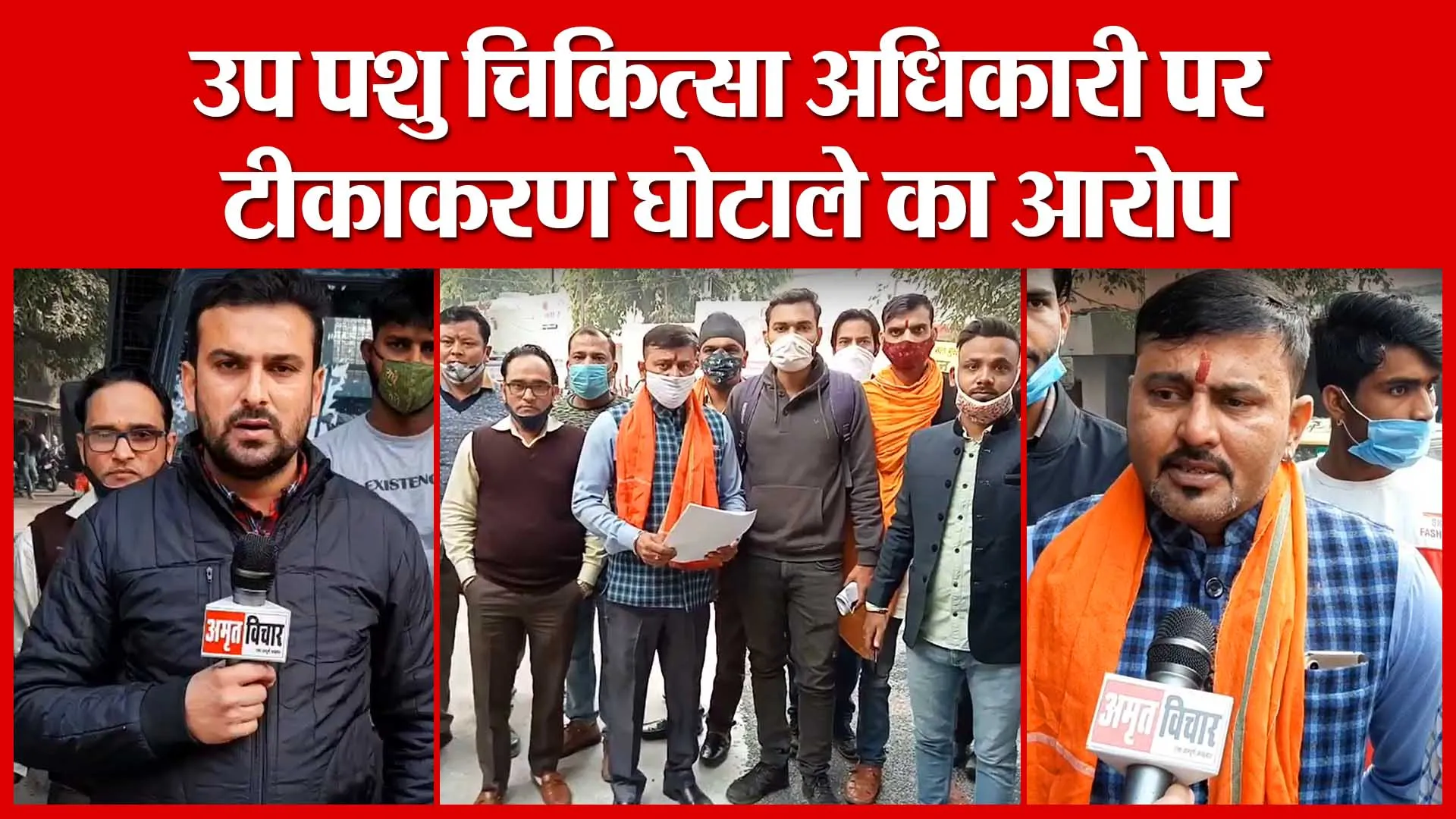 Moradabad: उप पशु चिकित्सा अधिकारी पर टीकाकरण घोटाले का आरोप | Amritvichar