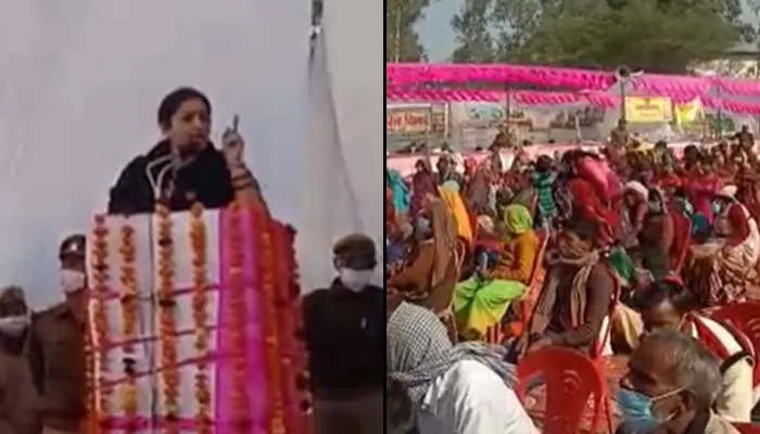गांधी परिवार ने अमेठी को विकास से जानबूझकर दूर रखा: स्मृति ईरानी