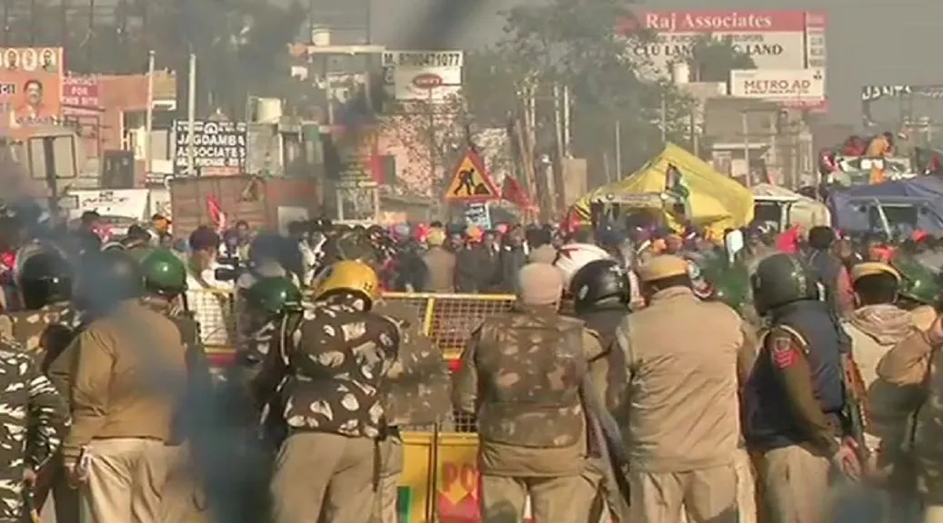 किसान प्रदर्शन: चिल्ला बॉर्डर पर बढ़ाई गई सुरक्षा