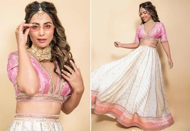 ट्रेडिशनल लुक में नजर आईं हिना खान, तस्वीरों ने सोशल मीडिया पर मचाया तहलका