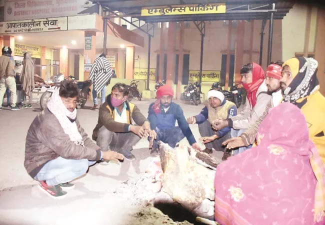 मुरादाबाद में टूटा ठंड का रिकार्ड, ठिठुर गए लोग
