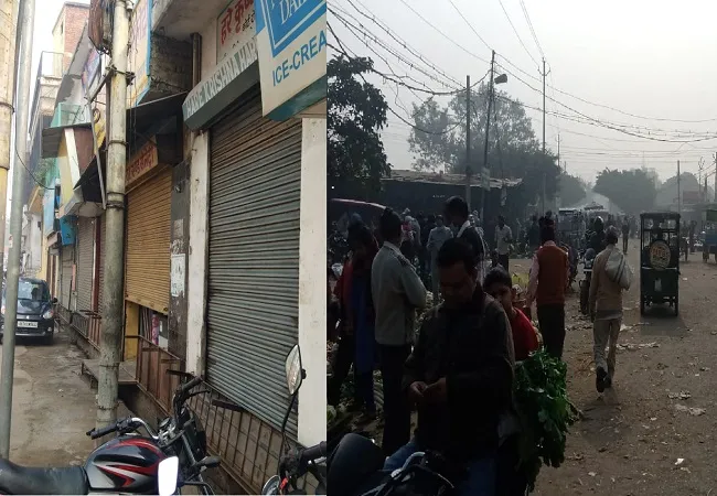 मुरादाबाद: भारत बंद नहीं, साप्ताहिक बंदी में दिखा आधा बाजार बंद
