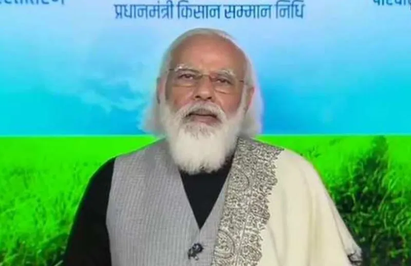 किसानों के खातों में 18 हजार करोड़ ट्रांसफर, मोदी बोले- विपक्षी दल किसानों को भ्रमित कर रहे