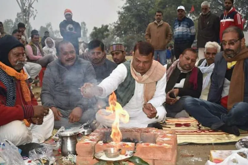 अमेठी: राज्यमंत्री ने किया मिनी स्टेडियम का भूमि पूजन