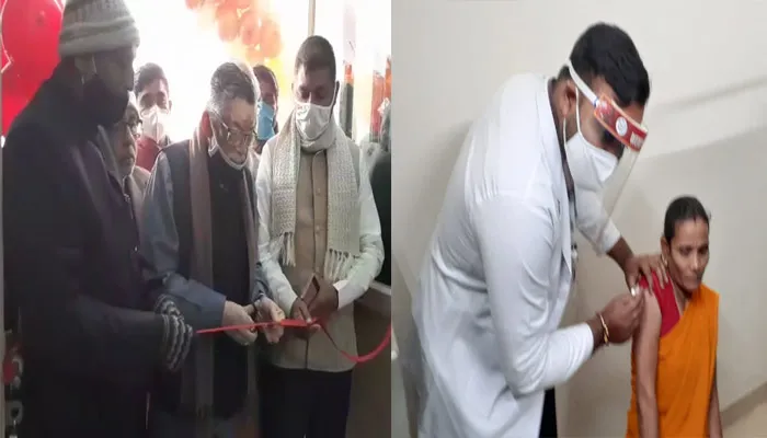 बरेली: केंद्रीय मंत्री संतोष गंगवार ने की कोरोना वैक्सीनेशन की शुरुआत, आठ सौ स्वास्थयकर्मियों को लगेगी वैक्सीन