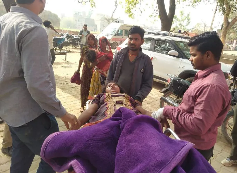 मीरजापुर: बाइक और साइकिल की टक्कर में चार घायल, एक की हालत गंभीर