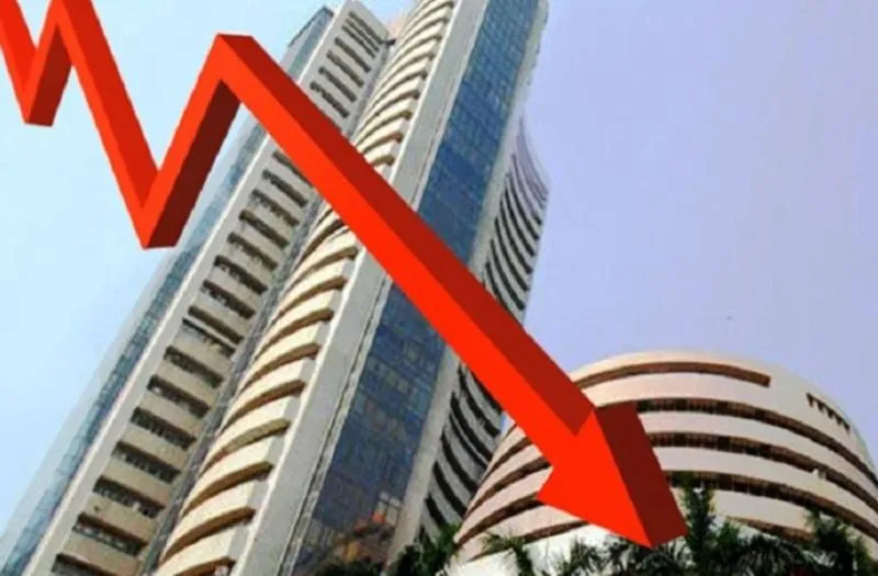चौतरफा बिकवाली से धड़ाम हुआ शेयर बाजार