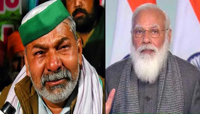 मोदी को टिकैत का जवाब- ‘मेरे आंसू जो निकले, वह किसान के आंसू थे, करवाएं सरकार से संवाद’