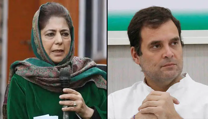 मौजूदा ‘तानाशाही शासन’ के खिलाफ खड़े होने के लिए राहुल गांधी को याद रखेगा इतिहास: महबूबा