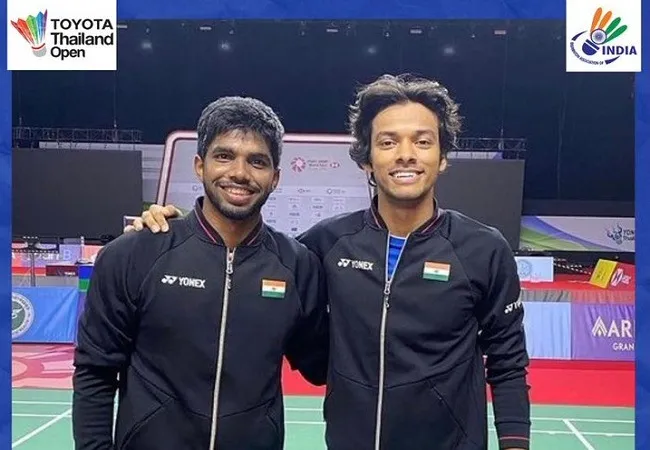 Thailand Open 2021: थाईलैंड ओपन के सेमीफाइनल में हारी सात्विकसाईराज और चिराग की जोड़ी