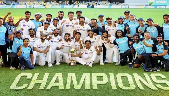 ऑस्ट्रेलिया में श्रृंखला जीतकर स्वदेश लौटी भारतीय टीम