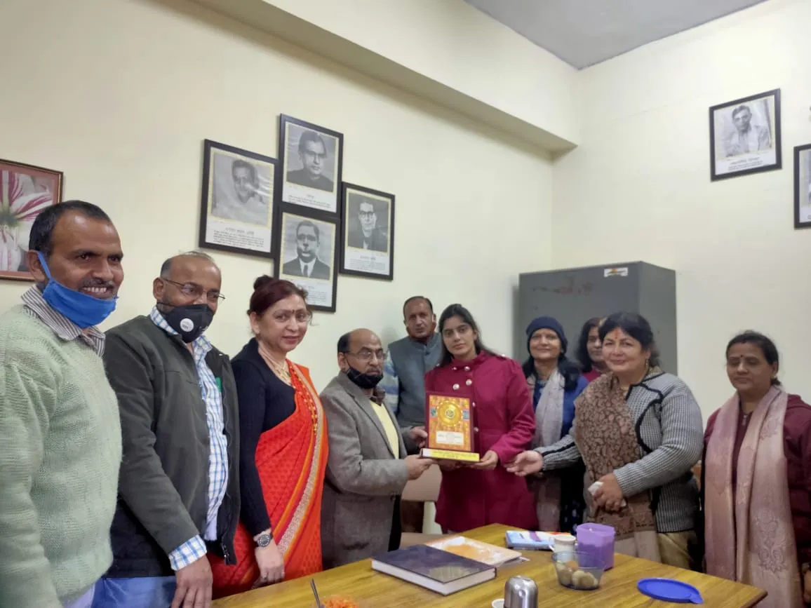 हल्द्वानी: एमबीपीजी की गार्गी को किया सम्मानित