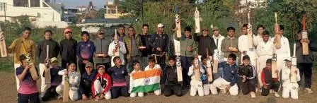 हल्द्वानी: भारतीय खिलाड़ियों की जीत पर मना जश्न