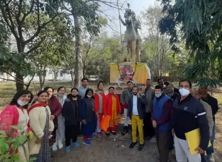 हल्द्वानी: महाराणा प्रताप के बलिदान व शौर्य को किया याद