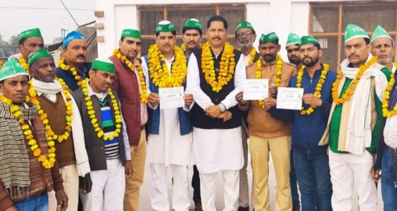 बाराबंकी: भाकियू ने की बैठक, रविंद्र को बनाया जिलाध्यक्ष