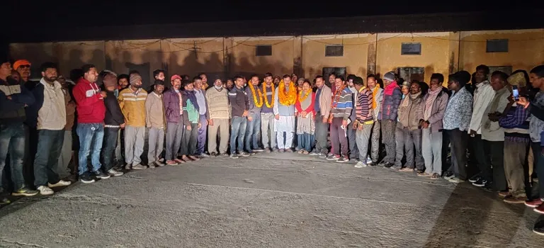 पंतनगर: 26 दिन कार्य दिवस होने से श्रमिकों के खिले चेहरे, विधायक का जताया आभार