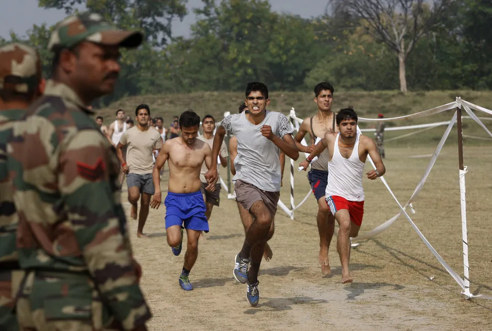 रानीखेत: पूर्णागिरी और पाटी के 1218 युवाओं ने लगाई दौड़, 307 पहुंचे अगले चक्र में