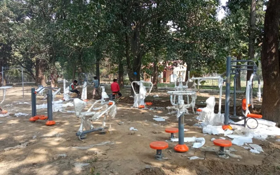 बरेली: संगीत के साथ गांधी उद्यान में उठाएं ओपन जिम का आनंद