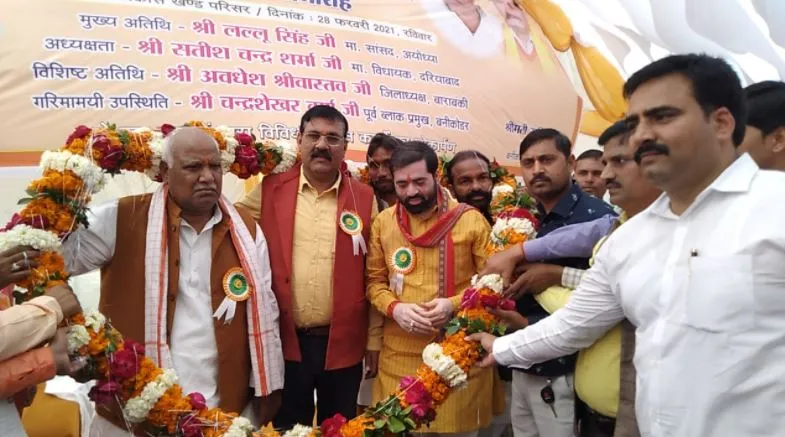 बाराबंकी: विधायक ने 7 करोड़ की लागत से 93 परियोजनाओं का किया उद्घाटन
