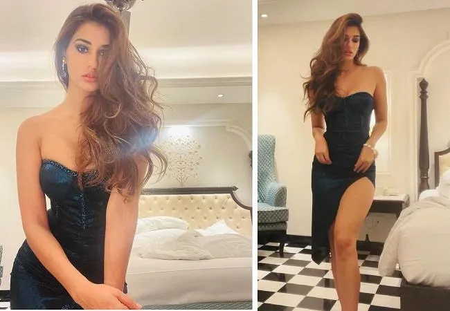दिशा पाटनी ने इस अंदाज में शेयर की तस्वीर, लिखा- मैंने खुद का मेकअप किया और बाल संवारे