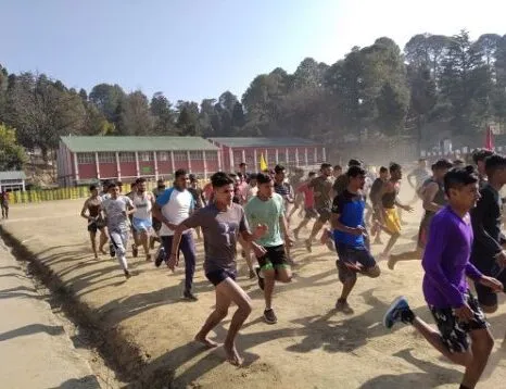 रानीखेत: सेना भर्ती रैली में 1354 युवाओं ने आजमाई किस्मत, 323 रहे सफल
