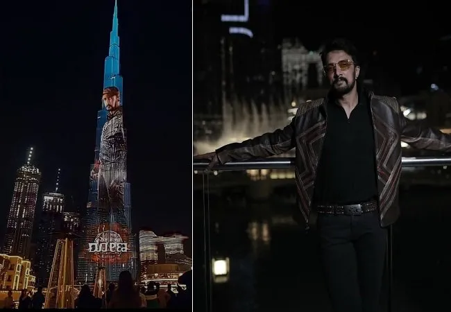 बुर्ज खलीफा पर किच्चा सुदीप को मिला ट्रिब्यूट, सिनेमा के सफर में पूरे किए बेमिसाल 25 साल