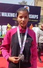 काशीपुर: किसान की बेटी ने राष्ट्रीय एथलीट में झटका रजत