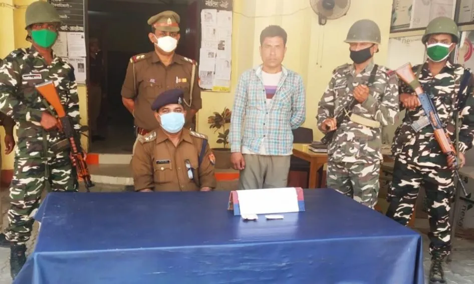महाराजगंज: 25 लाख की हेरोइन के साथ एक गिरफ्तार